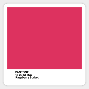 pantone 18-2043 TCX Raspberry Sorbet Sticker